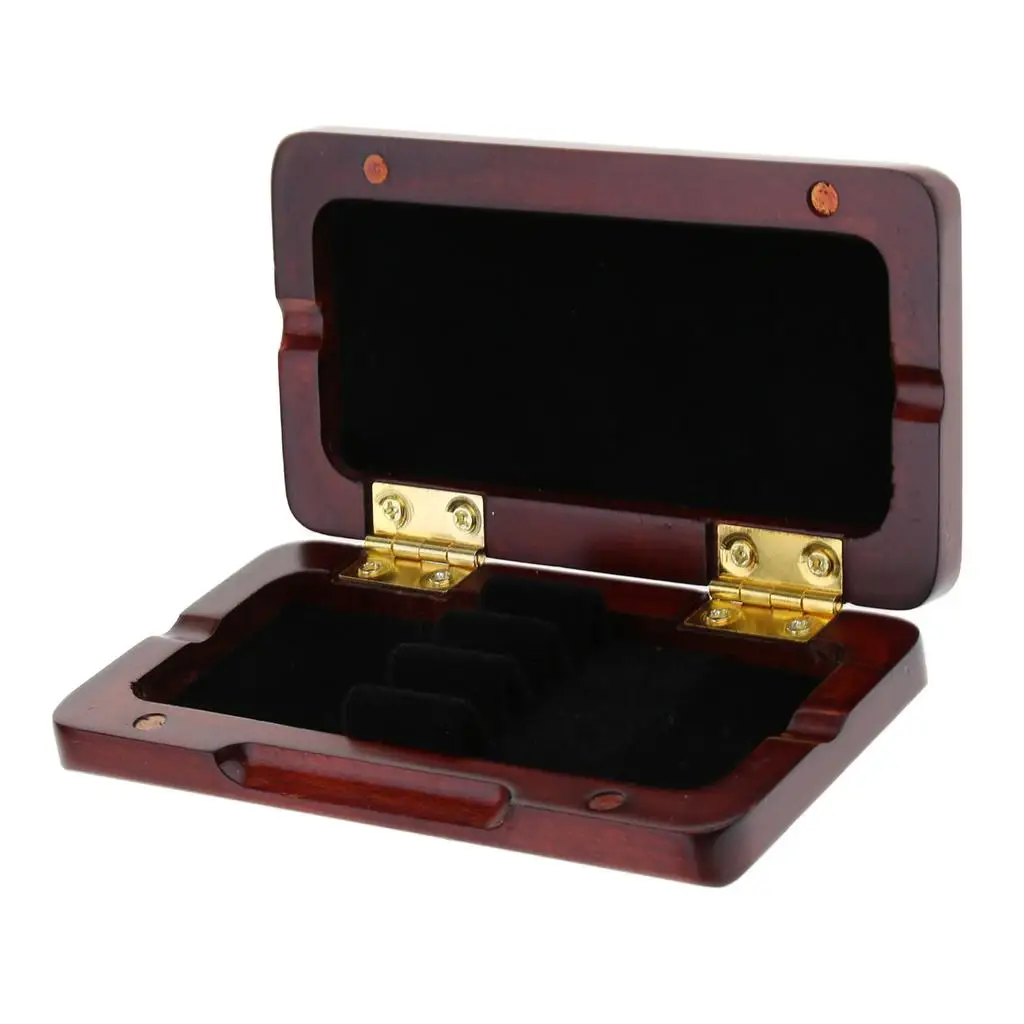Wooden Oboe Reed Case Holder Box Protector Rosewood Oboe Reed Case for 3pcs 12pcs Reeds Strong Wind Instrument Parts