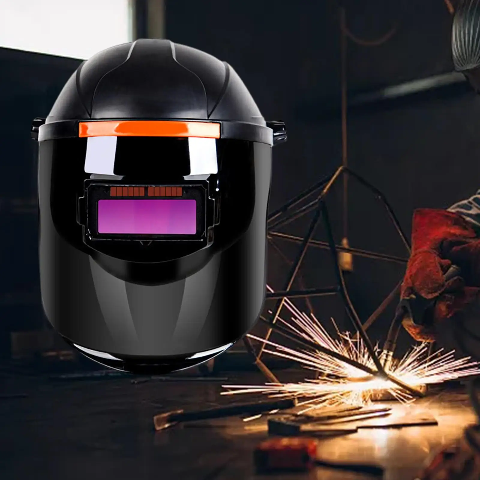 Auto Darkening Welding Helmet Welding Mask Industrial Use Adjustable Mig TIG ARC Grinding Welder Use Fixed Adjusted Durable