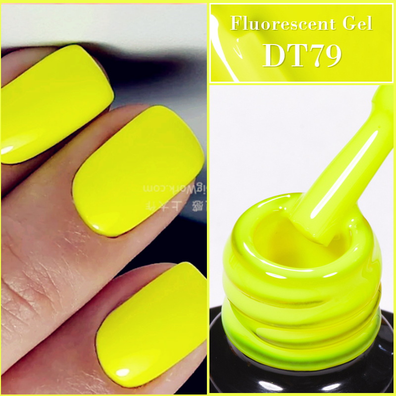 Best of MEET ACROSS 7ml Yellow Red Green Fluorescent Gel Nail Polish Neon Luminous Gel Vernis Semi Permanent Nail Art UV LED Gel Varnish Reviews & Tips