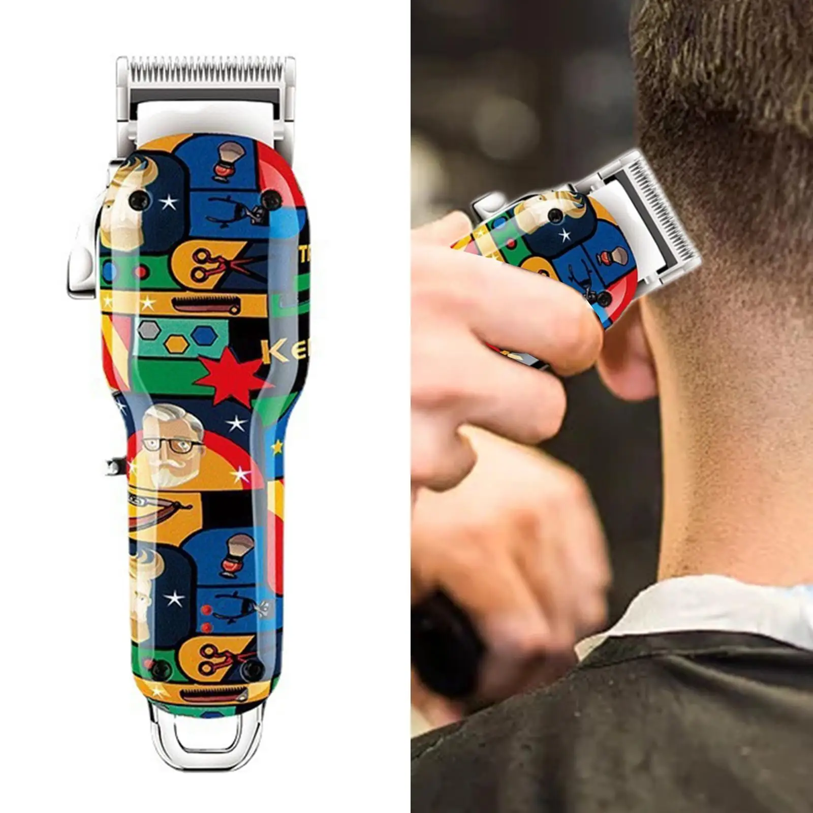  Clipper with  Professional for Men Hair Cutting Kit Haircut Barber Clipper   Home Use Salon