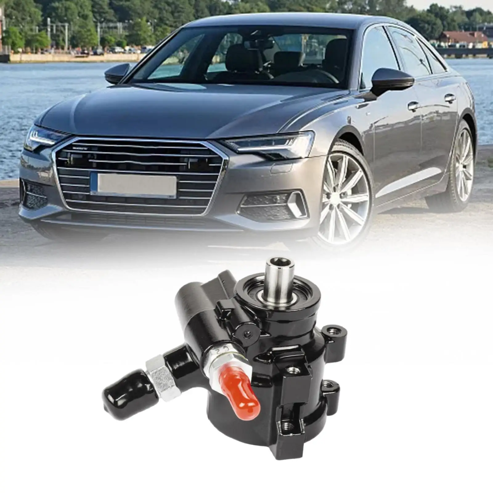 Power Steering Pump, Replacement Repair Part Easy to Install High Performance