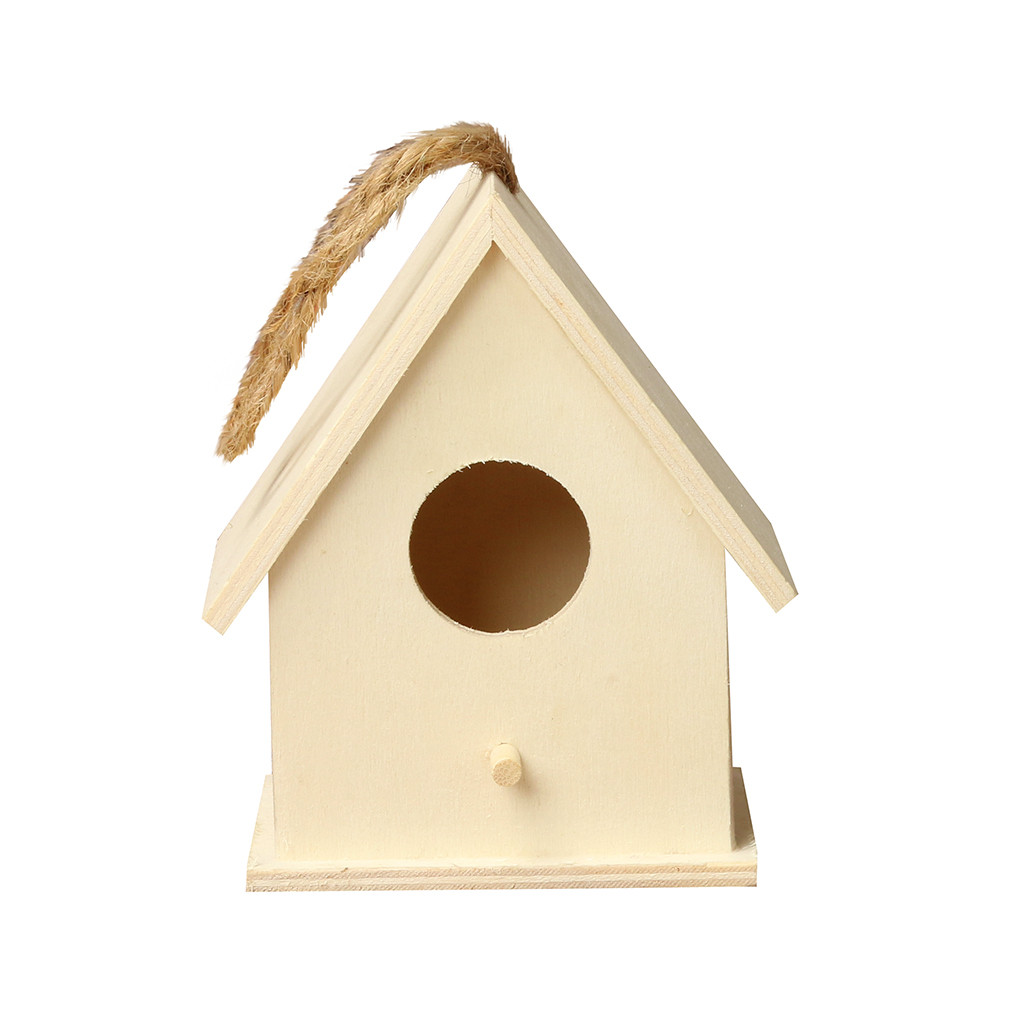 Title 2, High Quality Wood Birds Nest Hummingbird House ...