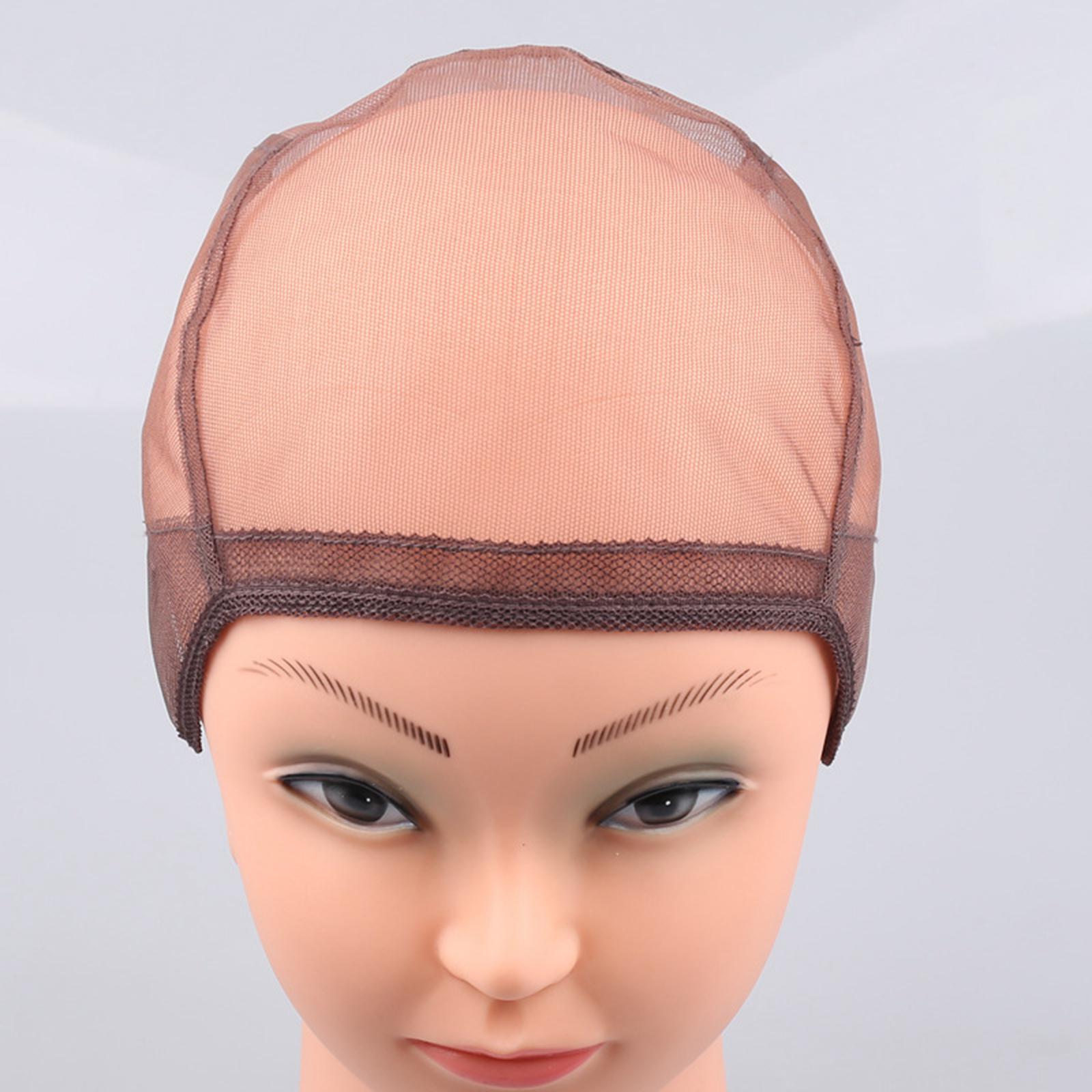 Wig Hat Soft Hair Net with Elastic Band for Weaving Hair Durable Dome Style Comfortable wearing Wig Accessories Net Wig Hat