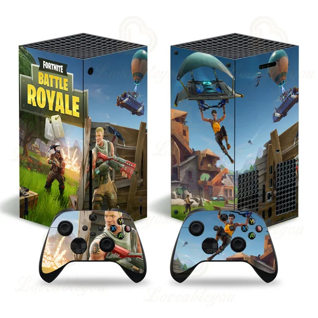 X Lord FORTNITE Battle Game Console Stickers For SONY XBOX ONE S Full Body  Color Skin