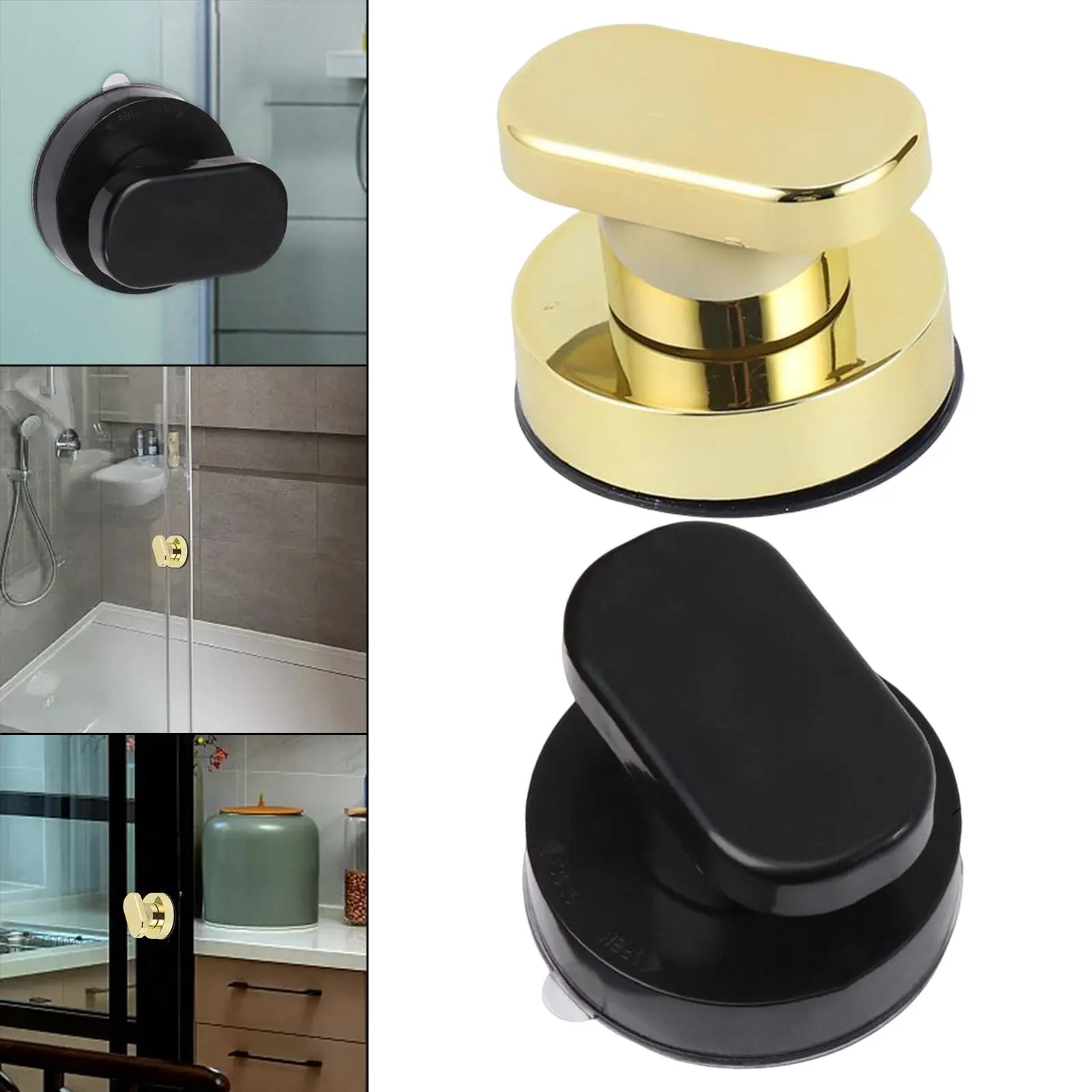 Powerful Suction Handle Glass Mirror Grip Shower Grab Durable for Fridge Door Toilet Bathroom Refrigerator Cupboard