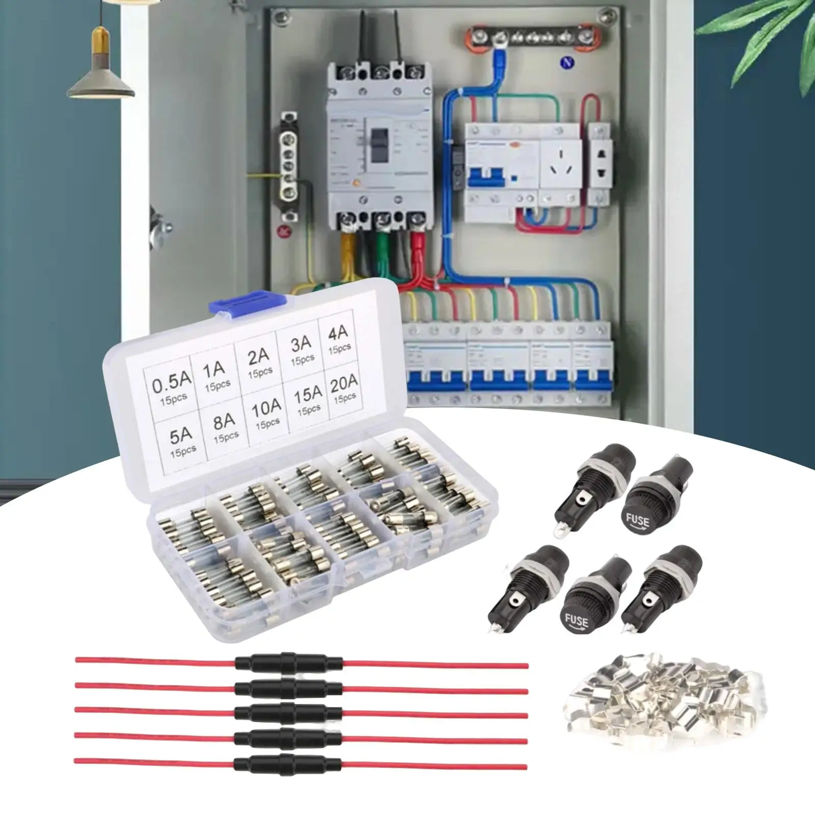 150x Glass Fuses Direct Replaces for Portable Easy to Install