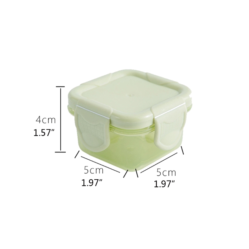 Set mit 4 Baby-Lebensmittel-Gefrierschränken für Neugeborene, 60 ml, Aufbewahrungsbehälter in 6 Farben, Mini-Lebensmittelgewürz – Detail 6