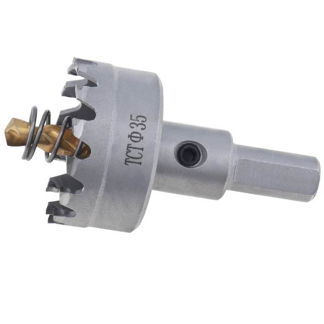 Sierra De Corona Bimetálica 80 Mm - Para Cortar Madera, Metal, Plástico Y Aluminio Con Taladro