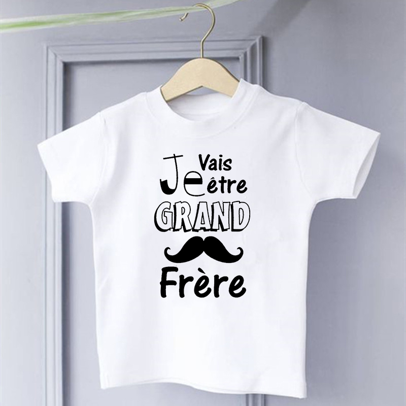 I'm Going To Be A Super Big Brother Kinder T-Shirt Kinder Kleinkinder T-Shirt Tops Baby Ankündigung Kleinkind Shirt Sommerkleidung – Detail 3