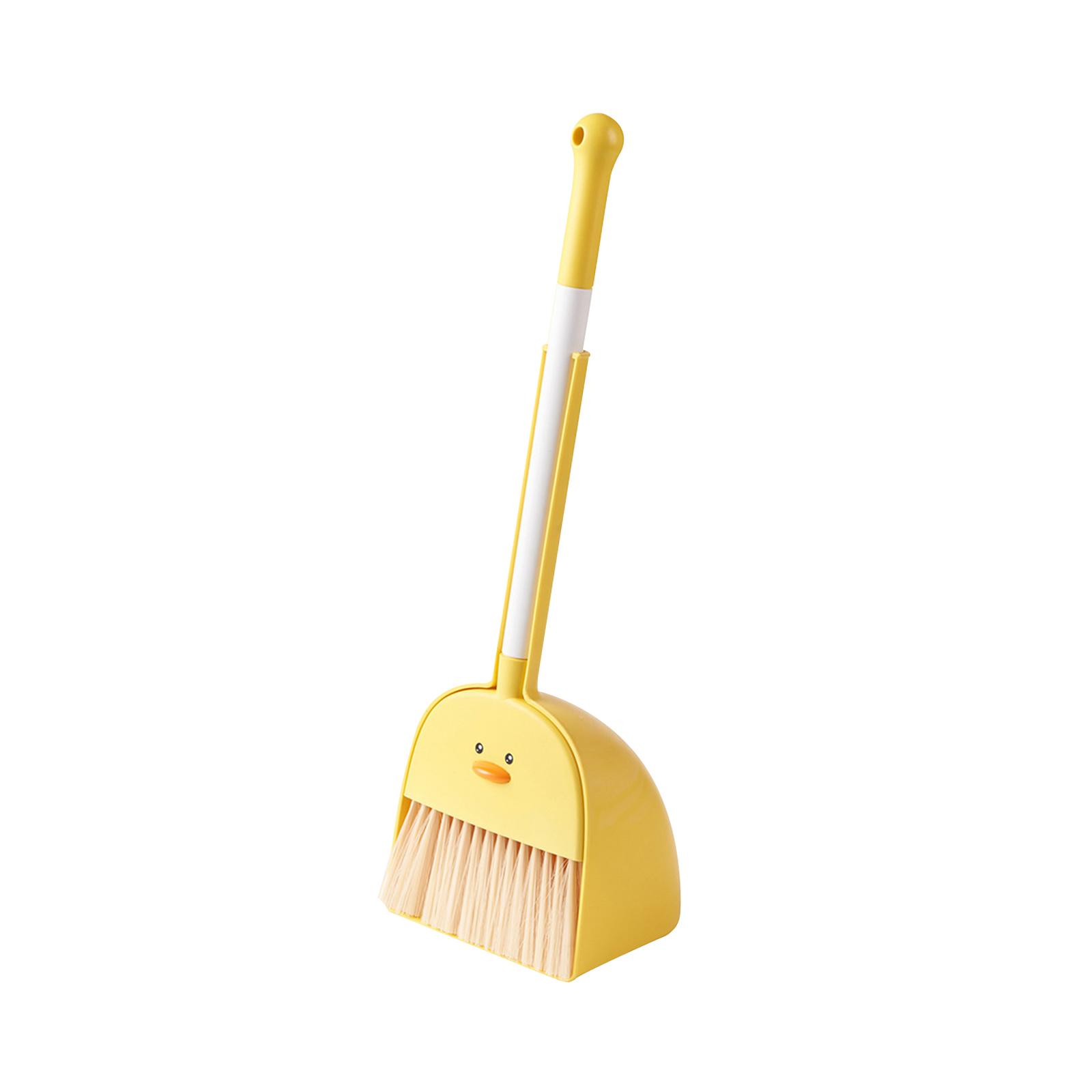 Kids Broom Set Educational Toys Cleaning Toys Gift Cleaning Sweeping Play Set Household Mini Kid Broom and Dustpan Set for Girls