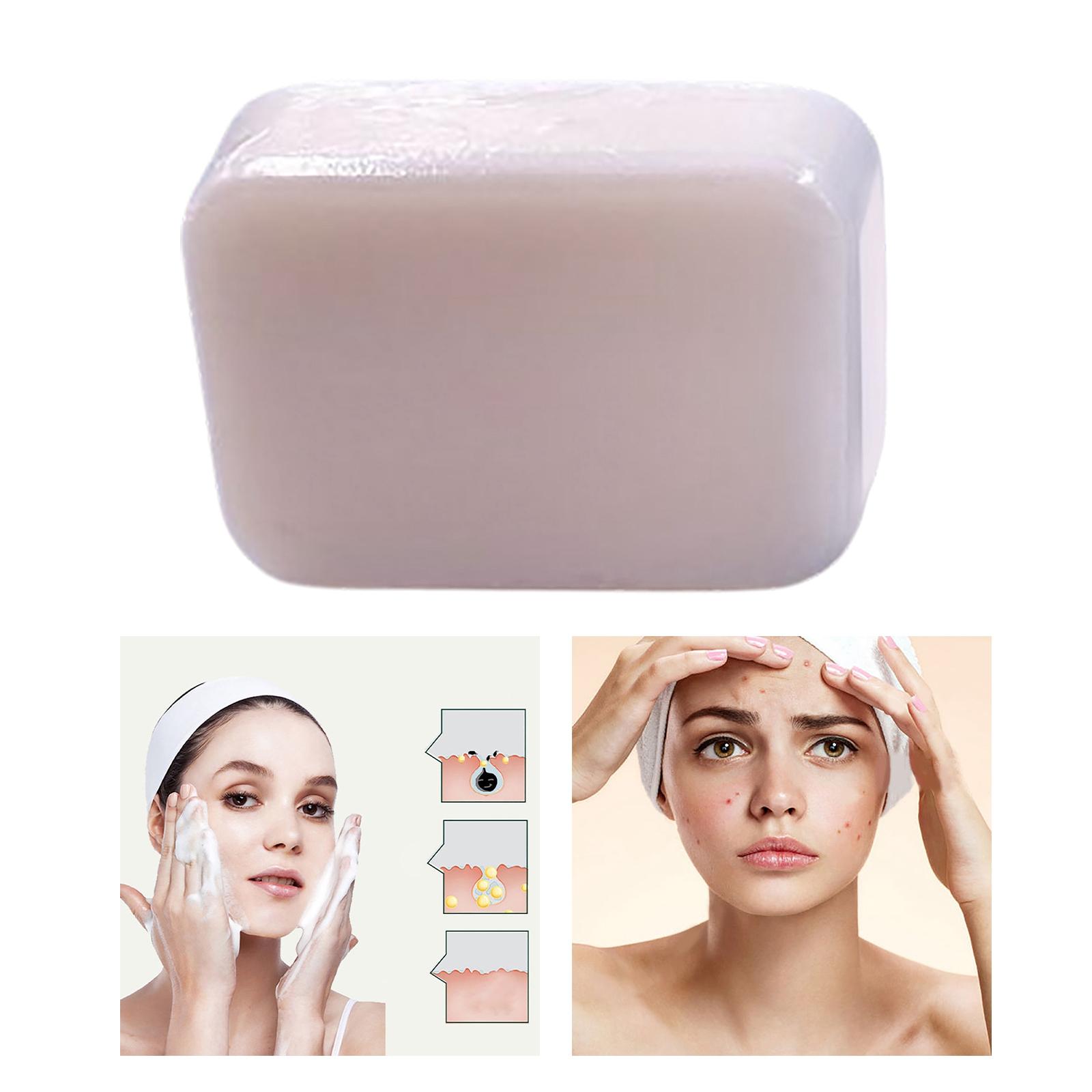3.53 oz Handmade Silk Goat Milk Facial Soap Smooth Organic Silk Cleansing Bar Soap for Moisturizing Face Clean Hands Teen Adults