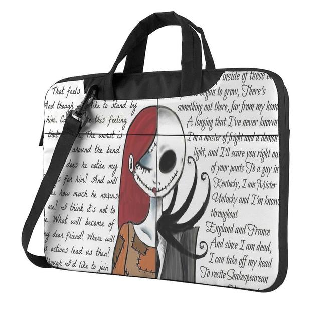 Nightmare before 2025 christmas laptop bag