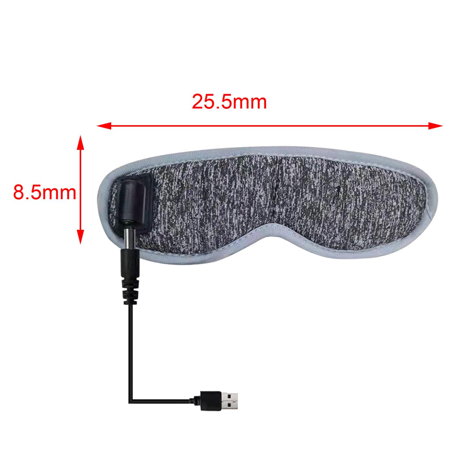 Vibration Eye Mask Massager Eye Shade Mask Corded Electric Eye Patch for Relax Eye Stress Dry Eye Sleeping Fatigue Relief Travel