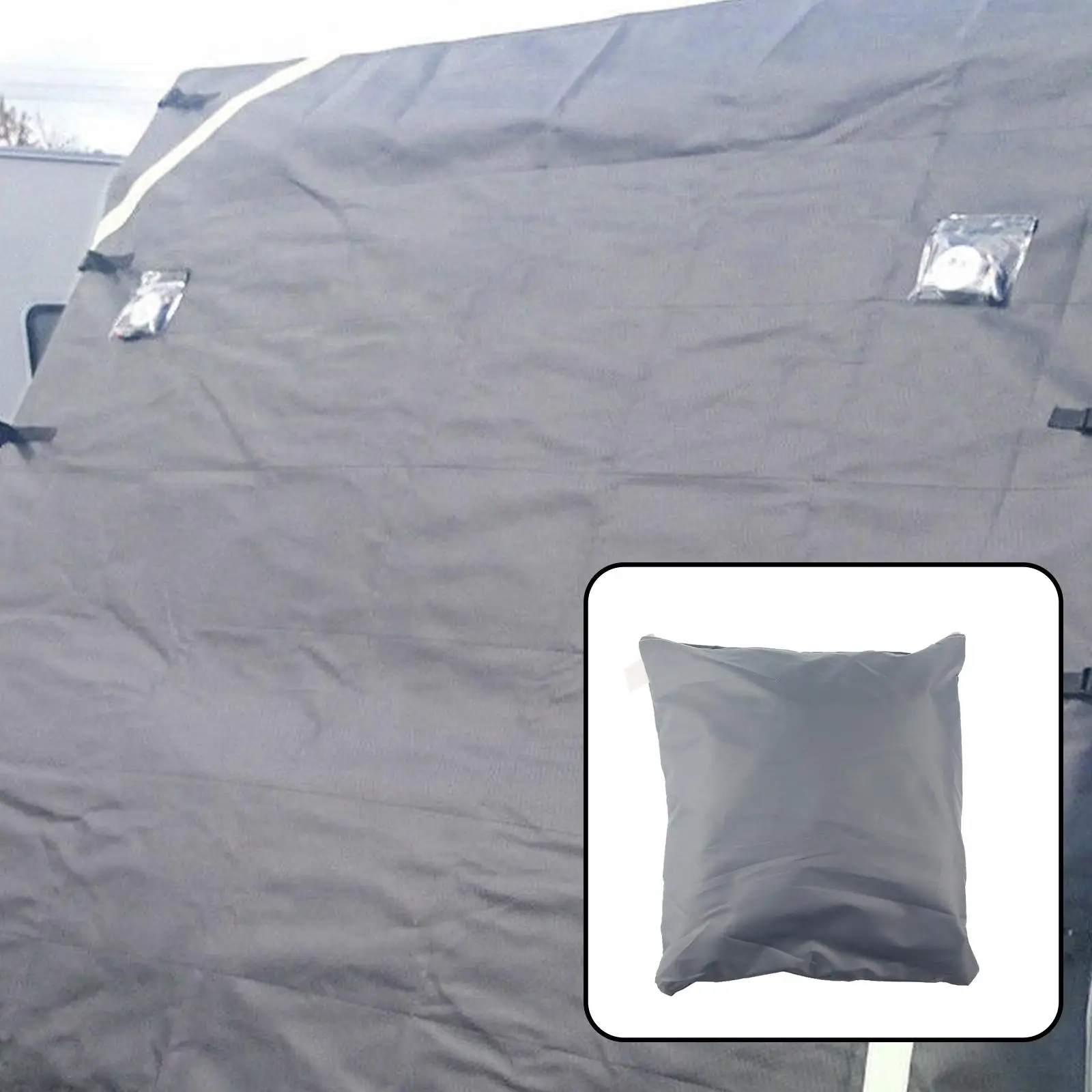  Towing Cover Trailer  Accessories Oxford Cloth RV Front Towing Cover Waterproof Dustproof
