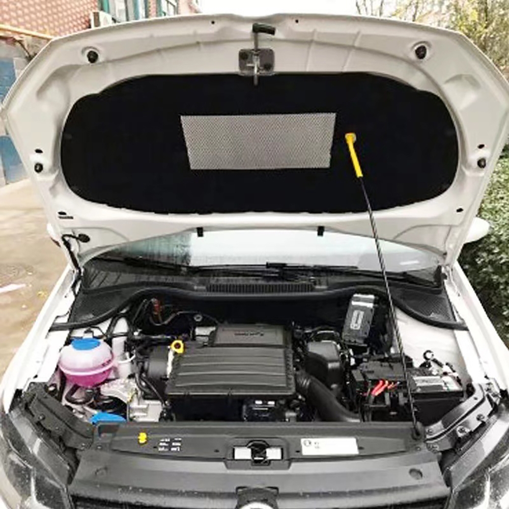 Für Volkswagen VW POLO 2011-2019 Front Hood Motor Schalldämmung Pad Baumwolle Schalldichte Abdeckung Thermische Wärmedämmung Pad matte – Detail 6