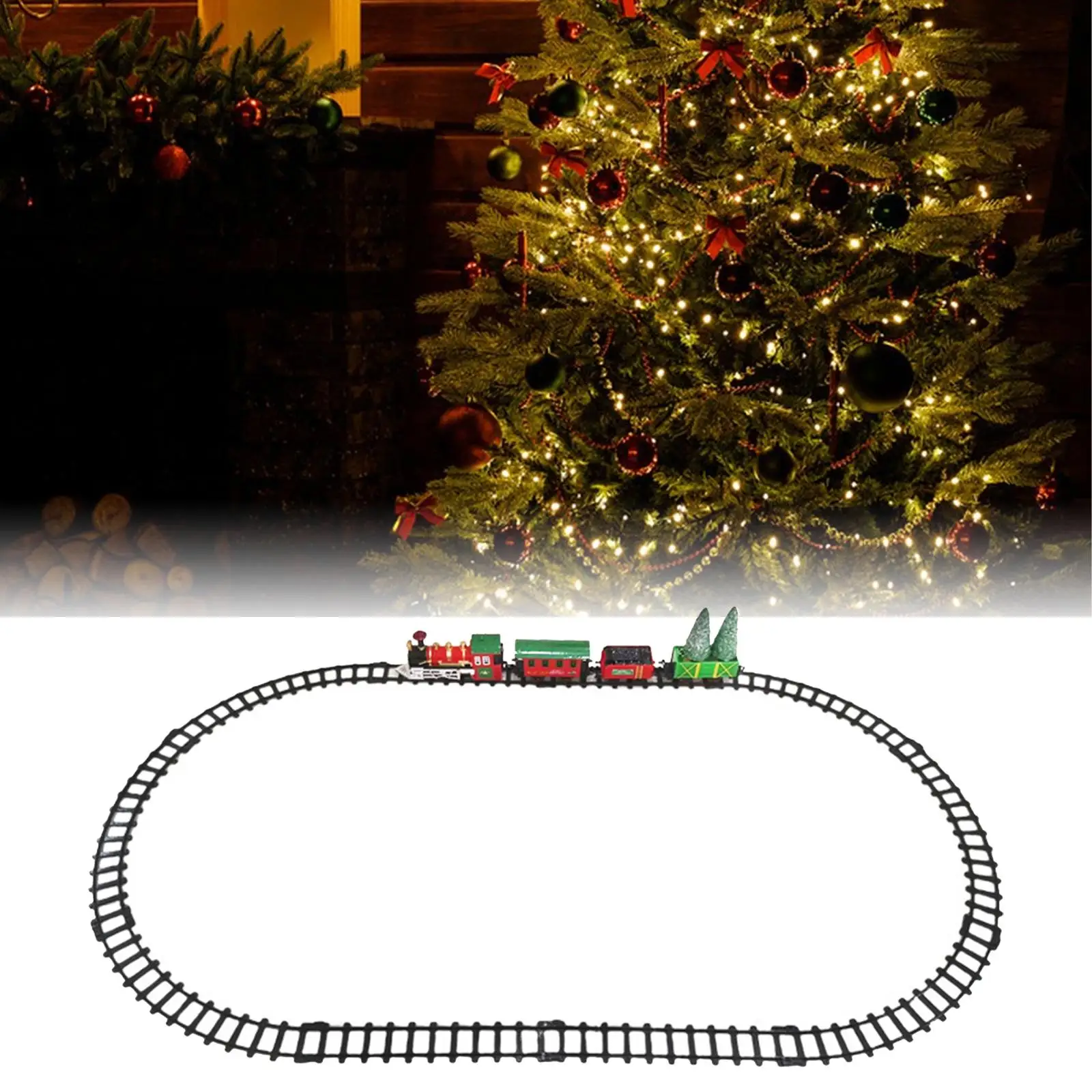 Train Toys for Boys Girls Kid Toy Railway Track Set Electric Train Toy for New Year Girls Boys Toddlers Preschool Holiday Gifts
