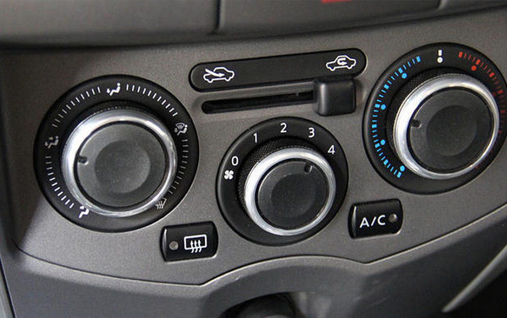 3 Teile/satz Aluminium Legierung Auto Klimaanlage Knopf AC Taste Knopf für Nissan TIIDA NV200 LIVINA 04-10 Geniss Sylphy 2012 Zubehör – Detail 5