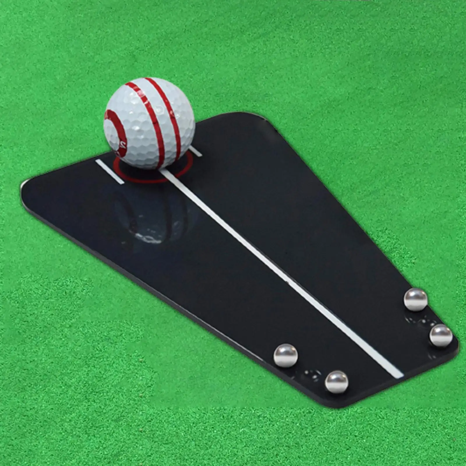 Golf Putting Tutor Swing Trainer Practice Portable Golf Putting Aid Improve Putting Skills for Indoor Outdoor Sports
