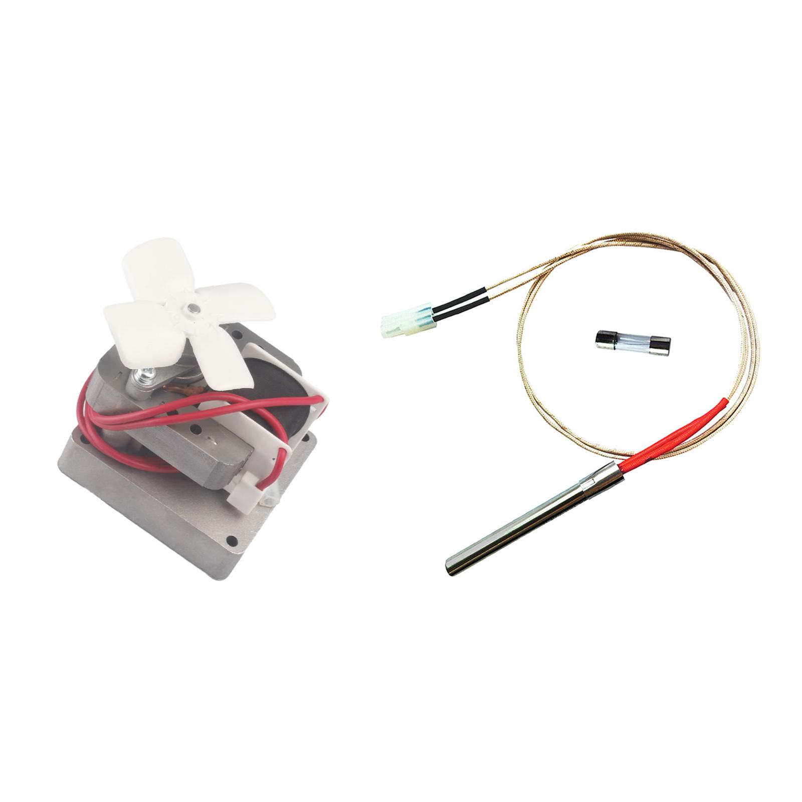Barbecue Auger Motor Set Replacement Parts Grill Induction Fan Kit for Camping Outdoor Oven Stove Barbecue Accessories