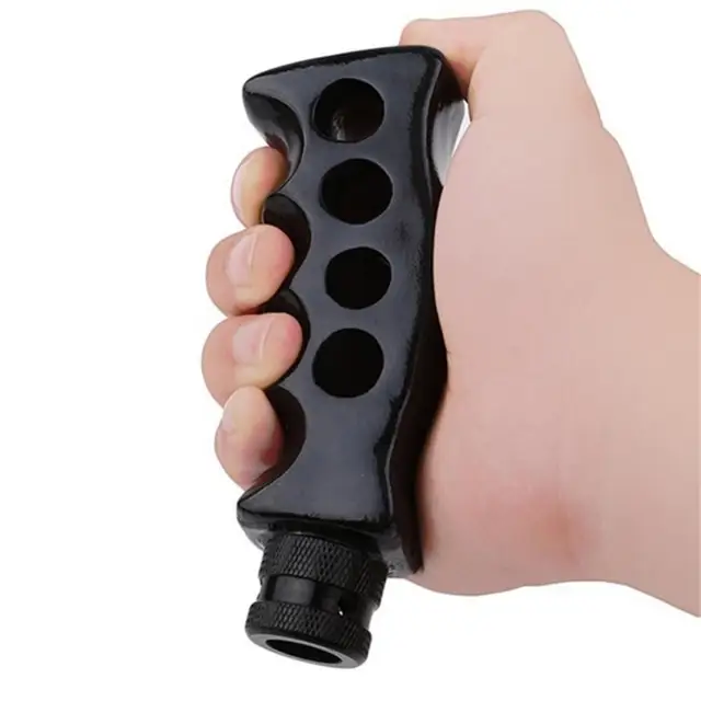 Universal Slotted Pistol Grip Handle Manual Gear Shift Knob Shifter NEW