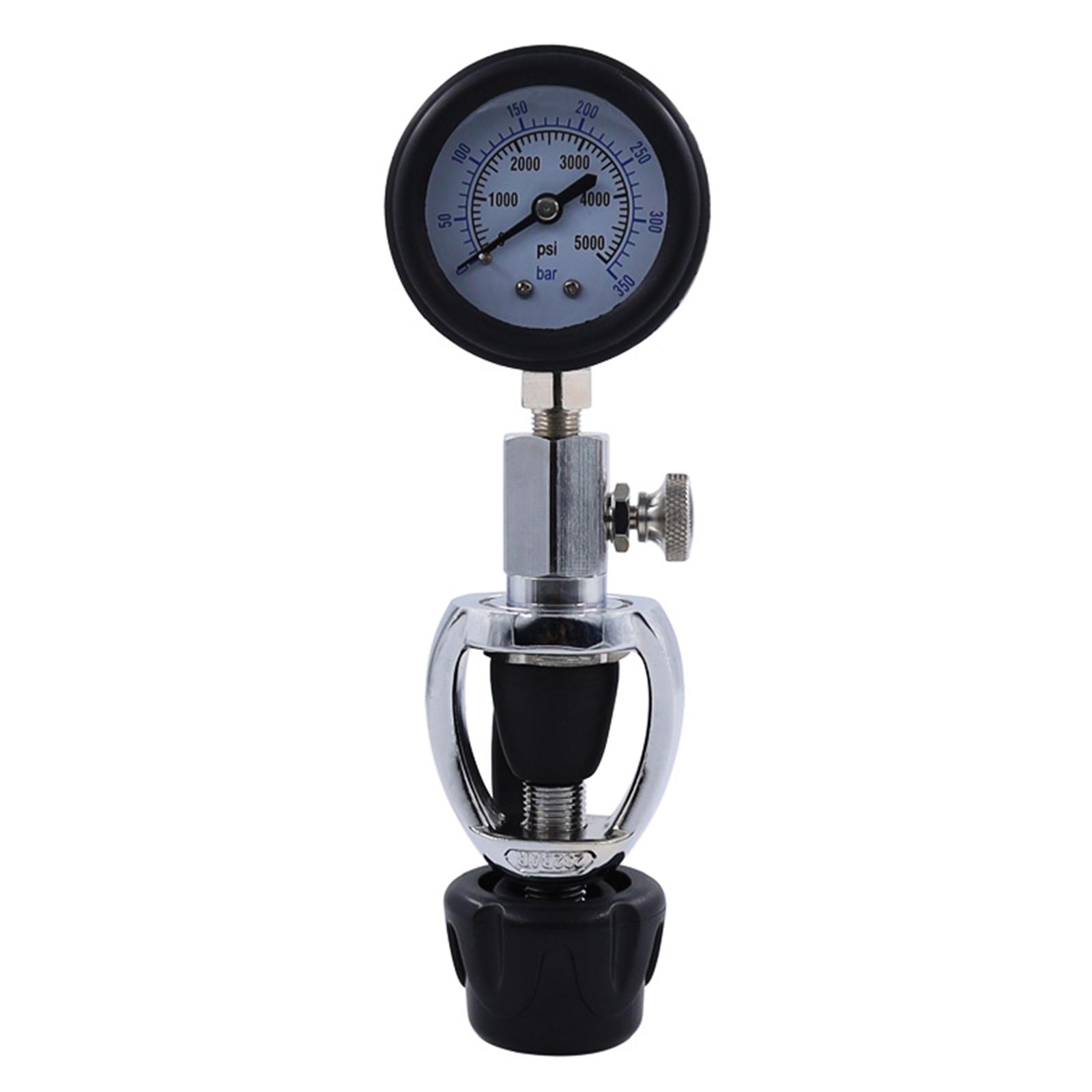 Scuba Scuba Diving Pressure Gauge 350Bar Scuba Diving Tank Checker Dive Accessory