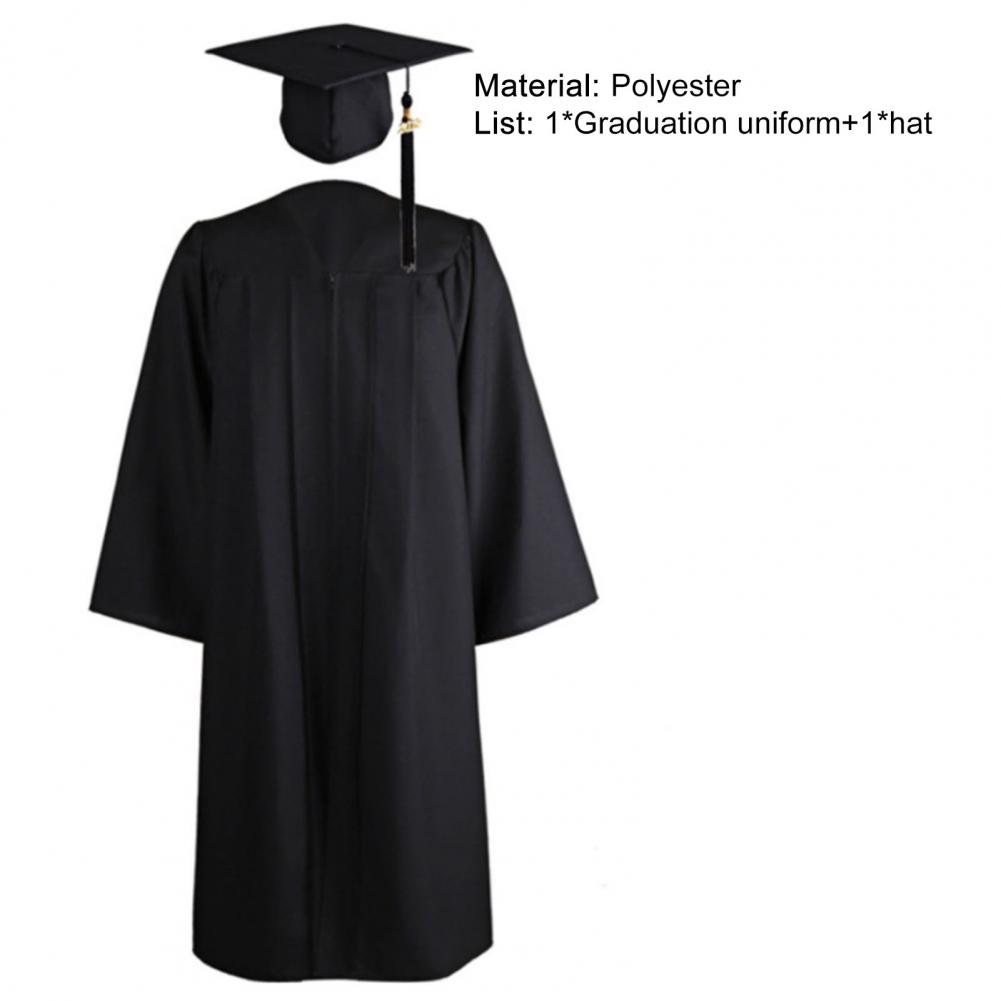 1 Set 2022 Graduation Dress Bachelor Cap Unisex University Academic ...