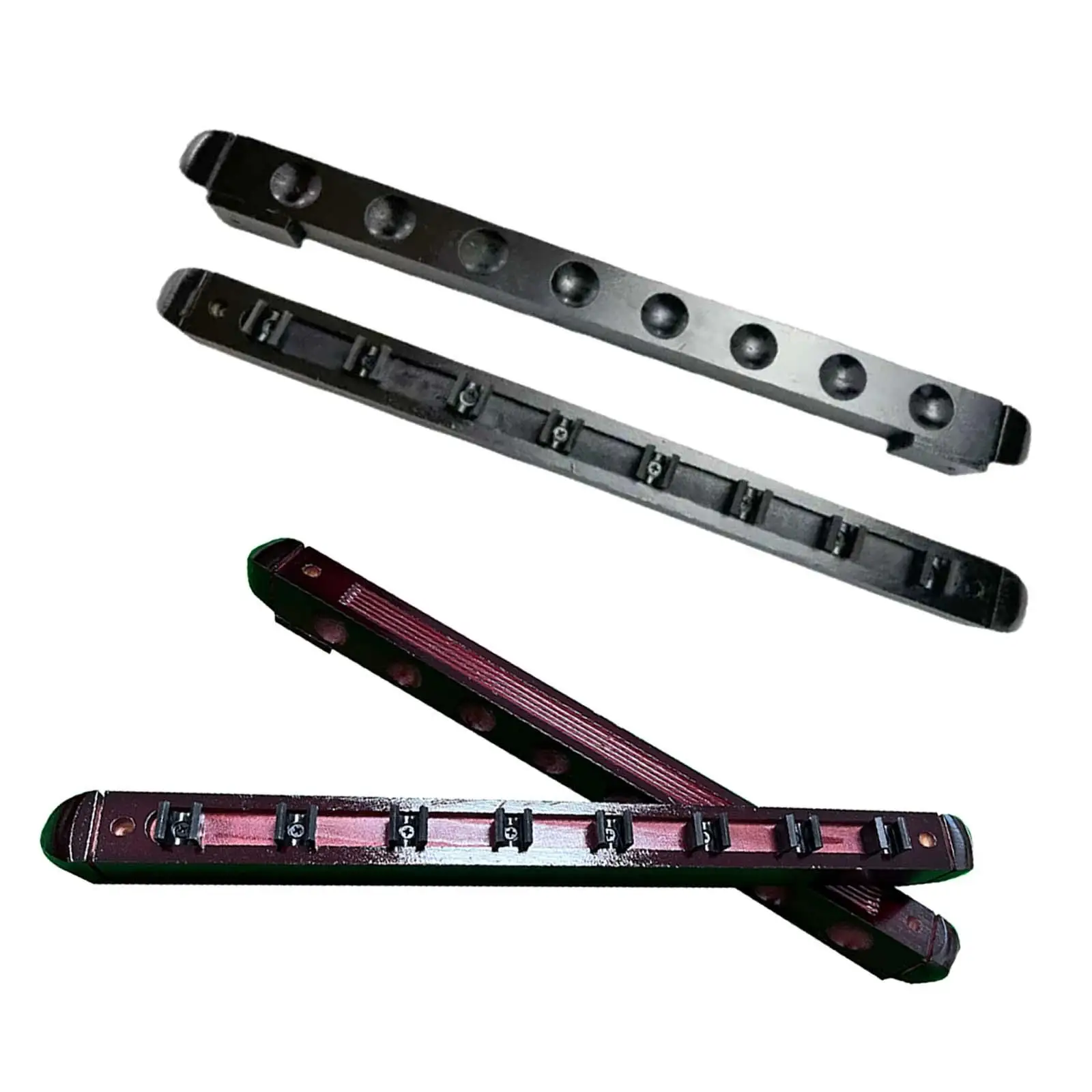 Pool Cue Holder Billiard Cue Wall Racks with Mounting Screws for Game Room Billiards Lovers Home Community Center Club