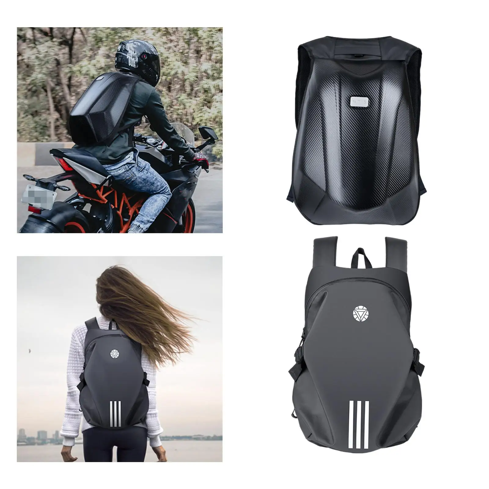 moto  Backpack Bag Waterproof & Multifunctinal Sports Backpack