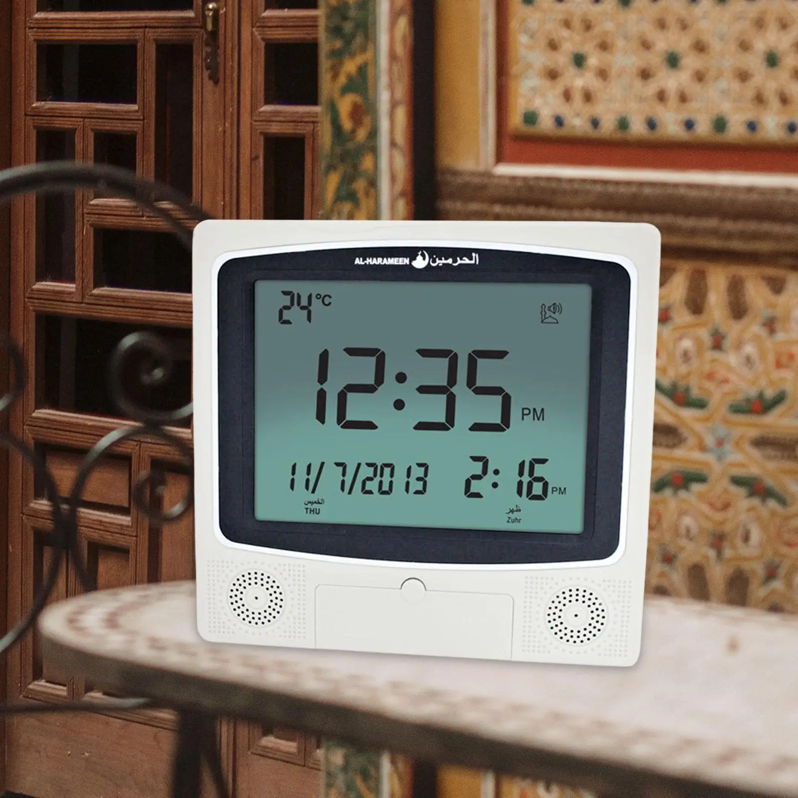 Digital Azan Clock Clock Call Prayer Wall Clock for Mosque