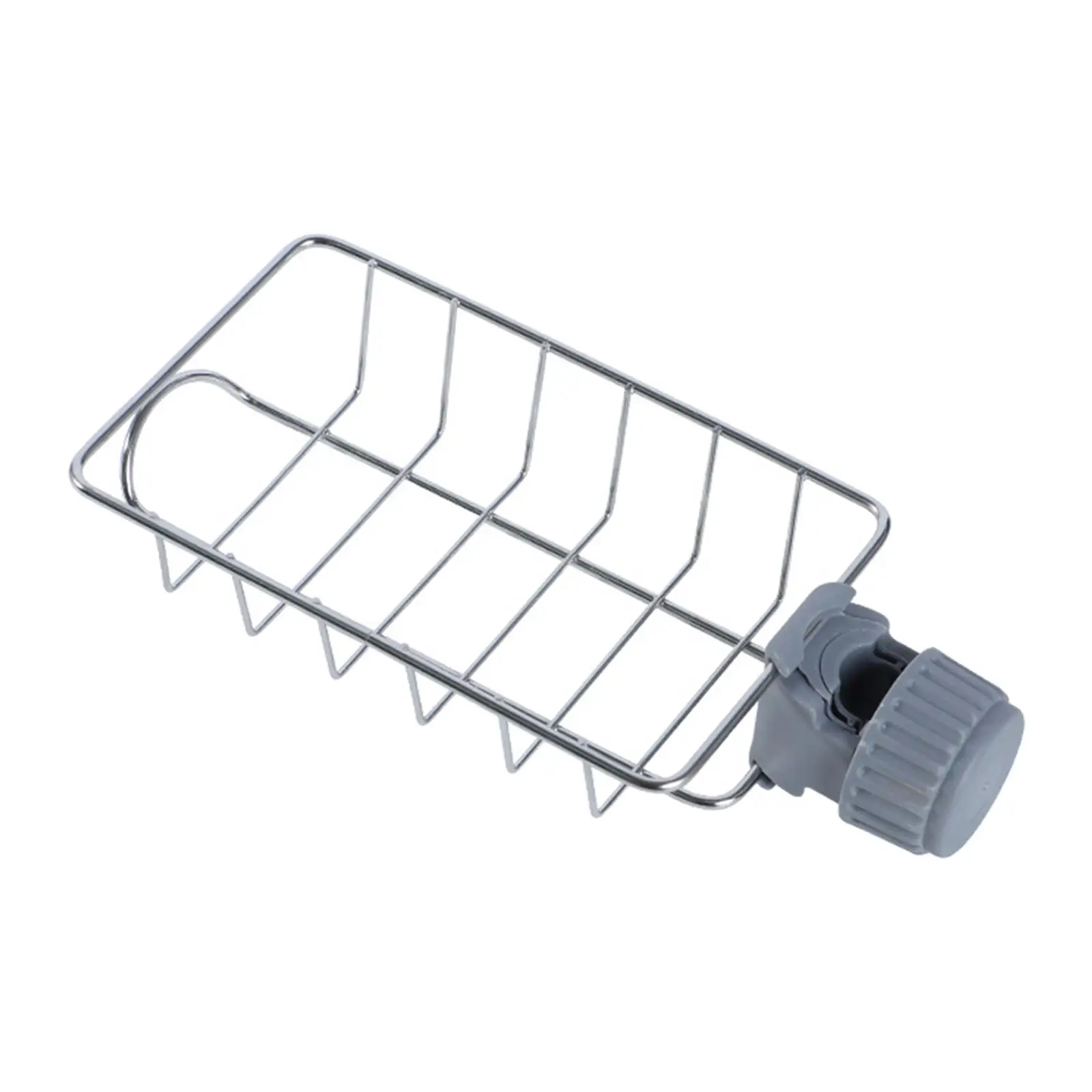 Kitchen Sink Drain Rack Faucet Drain Rack Dish Brush Holder Canopy Pole Storage Basket for Hiking Camping Tent Barbecue Kitchen