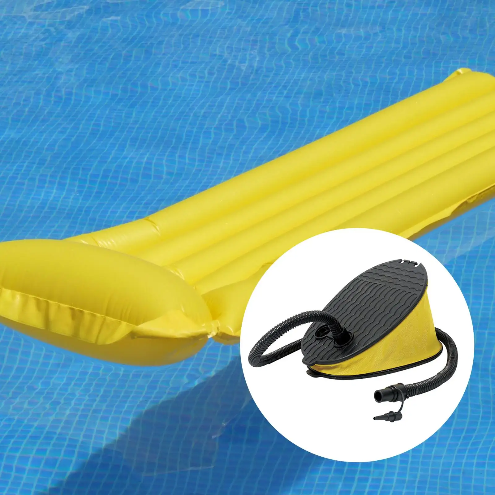Foot Pump Air Pump for Inflatable Boat Water Floats Air Mattress Bed Sports Camping
