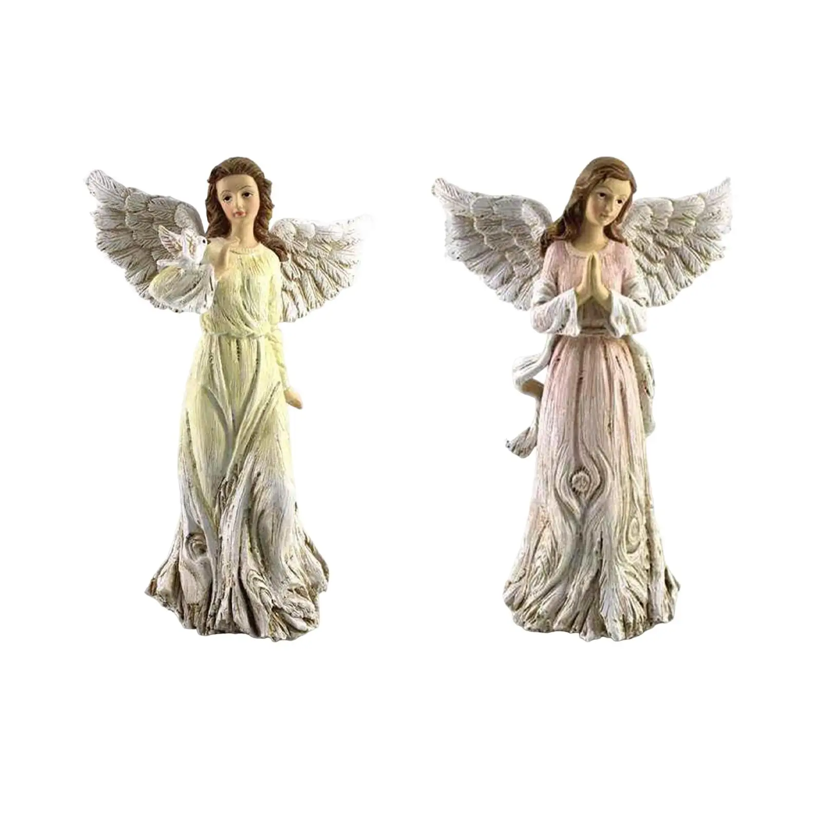 Angel Statue Resin Adorable Decoration Art Ornaments for Novelty Gift