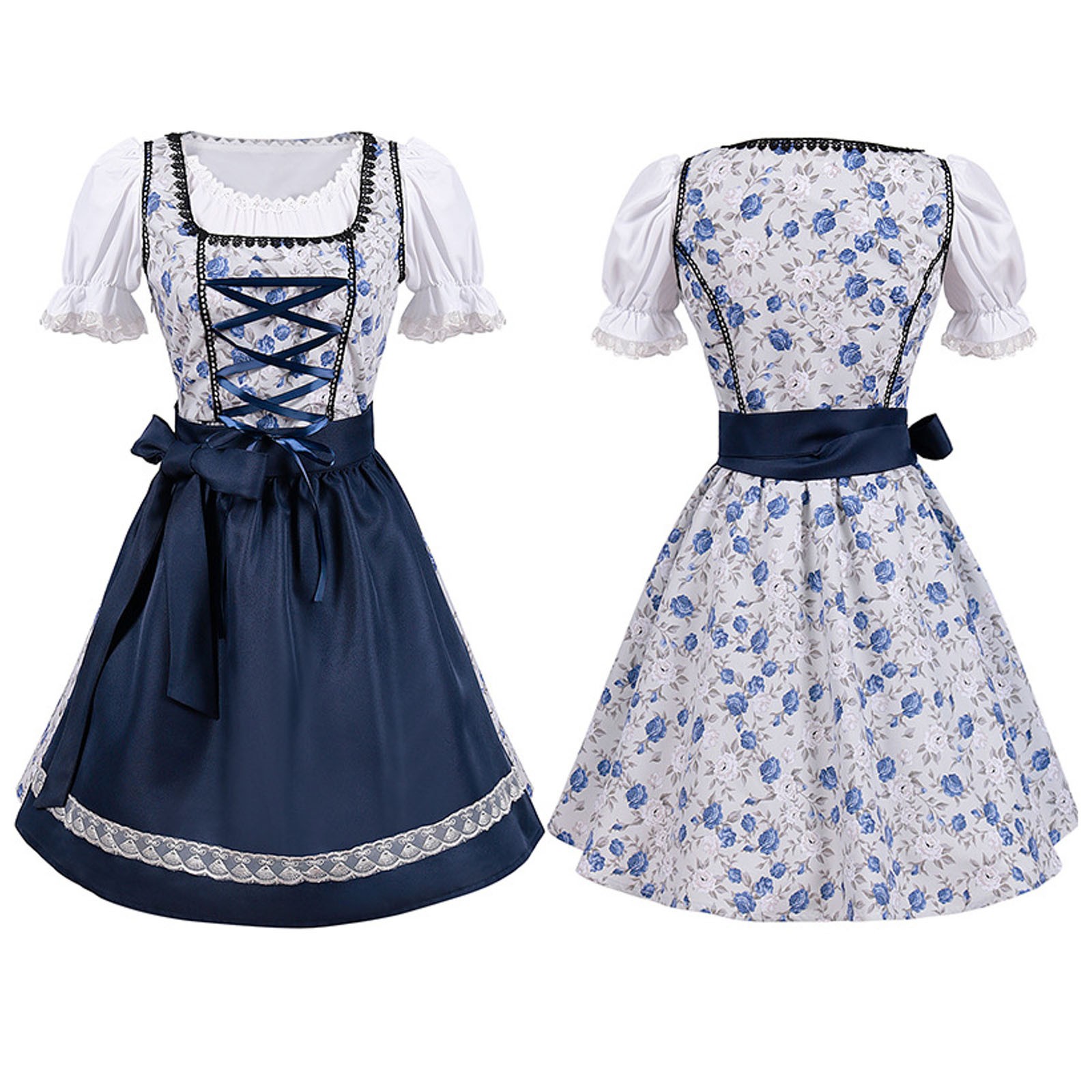 Vestido feminino tradicional Oktoberfest Dirndl, Fato de