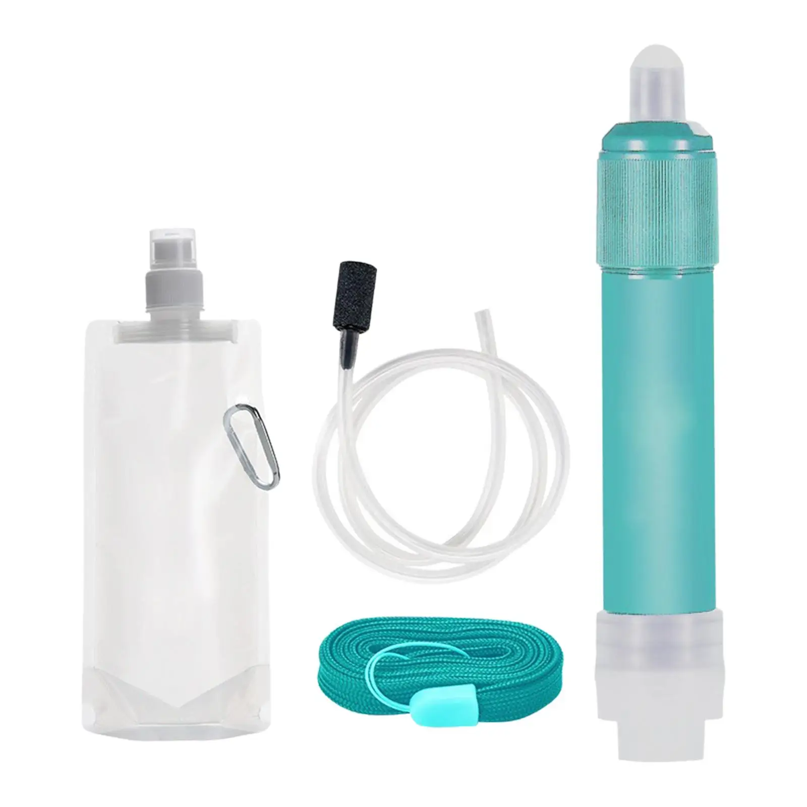 Personal Survival Straw Water Filter Filtration Gear 4000L Equipment System for Team Family Outing Travel