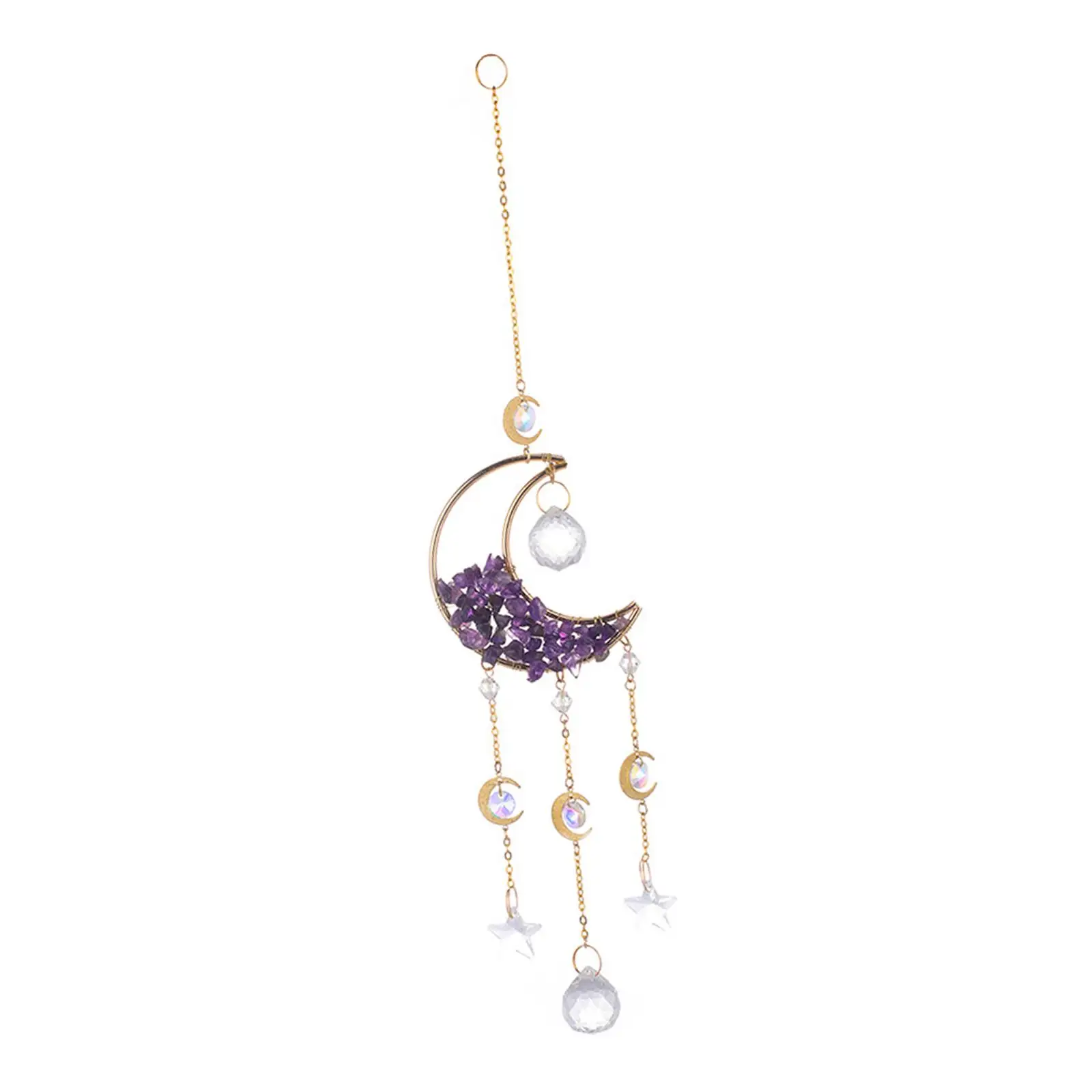 Moon Wind Chime Wall Decor Aesthetic Moon Pendant