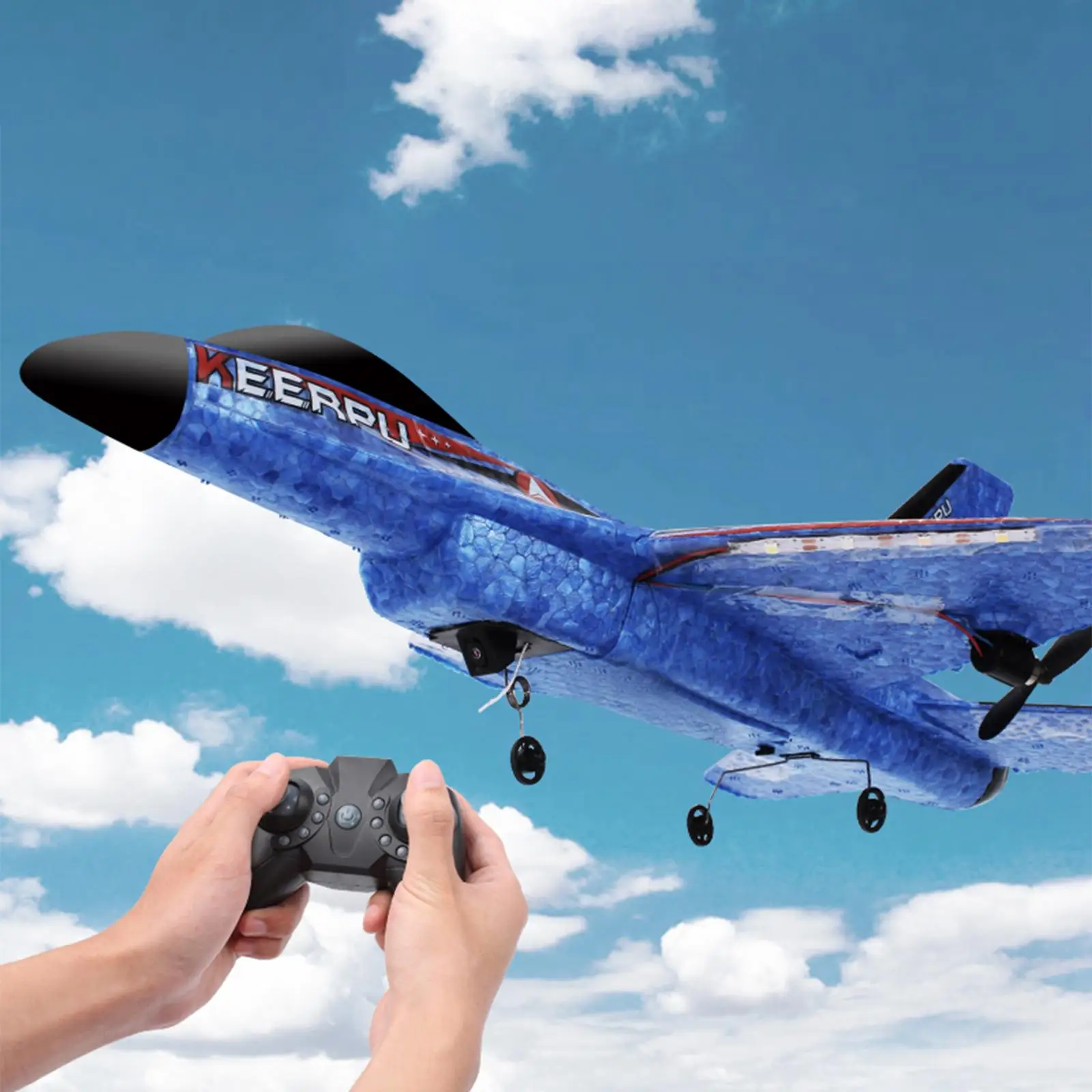EPP Foam RC Plane Flying Toys 360 Rotate Stunt 2CH for Beginners Boys Kids