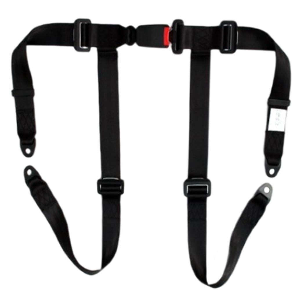 4 Point Buckle Racing Seat Belt Adjustable Straps and Shoulder Seat Belt Harness for Buggy Go Kart