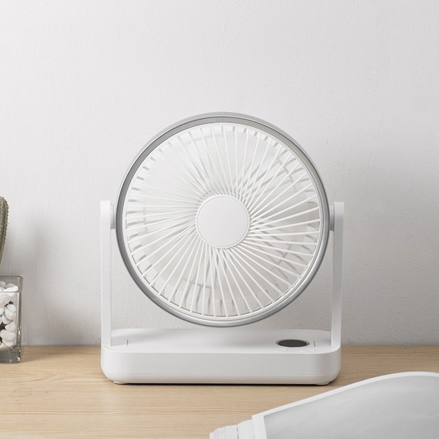 Desktop Fan Digital Display Usb Small Fan Rechargeable Long