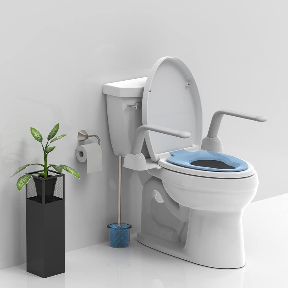 Description Picture 2 of itemToilet Safety Rails, Foldable Toilet Handrail, Easy Installation Heavy Duty Armrest Frame for Elderly Senior Handicap