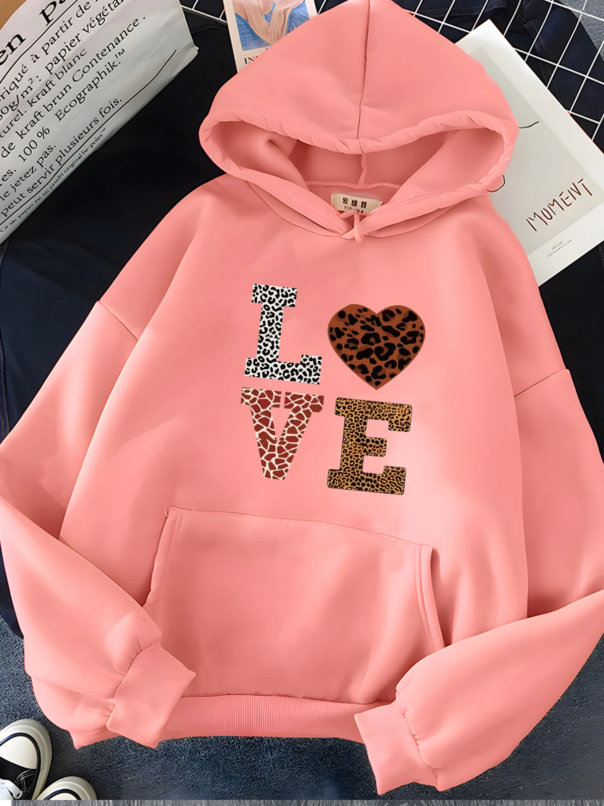 Title 13, Hirsionsan Love Letter Print Sweatshirt for Wom...