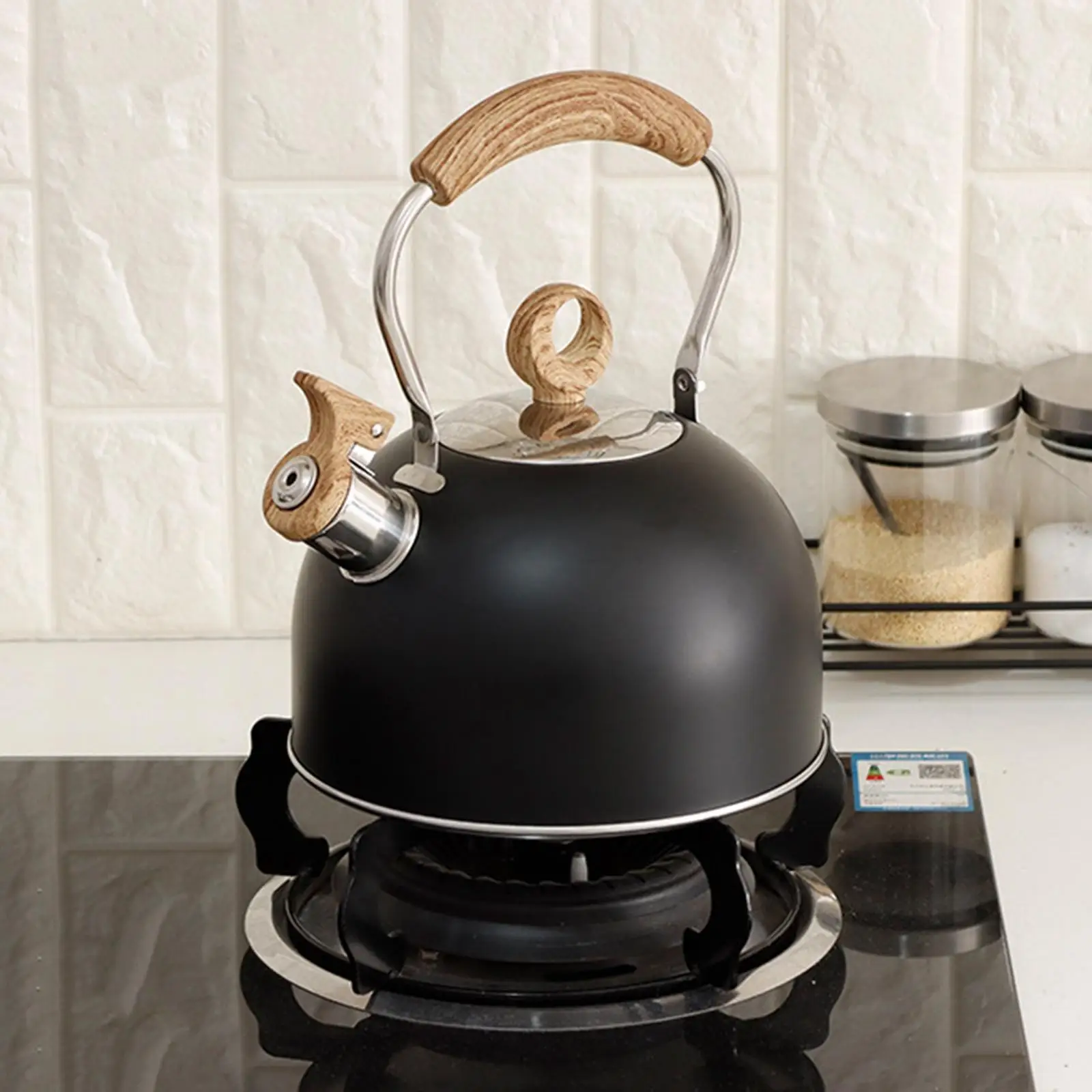 Modern Stainless Steel Tea  Cooker 2.5L Top  Kettle Teaware for Indoor Electric Pottery Halogen