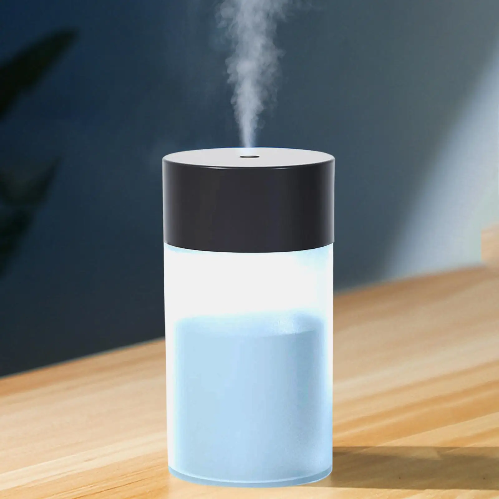 260ml Portable USB Air Humidifier Cool Mist Essential Night Light for Car 2 Mist Modes Auto Off Moisturizing Skin