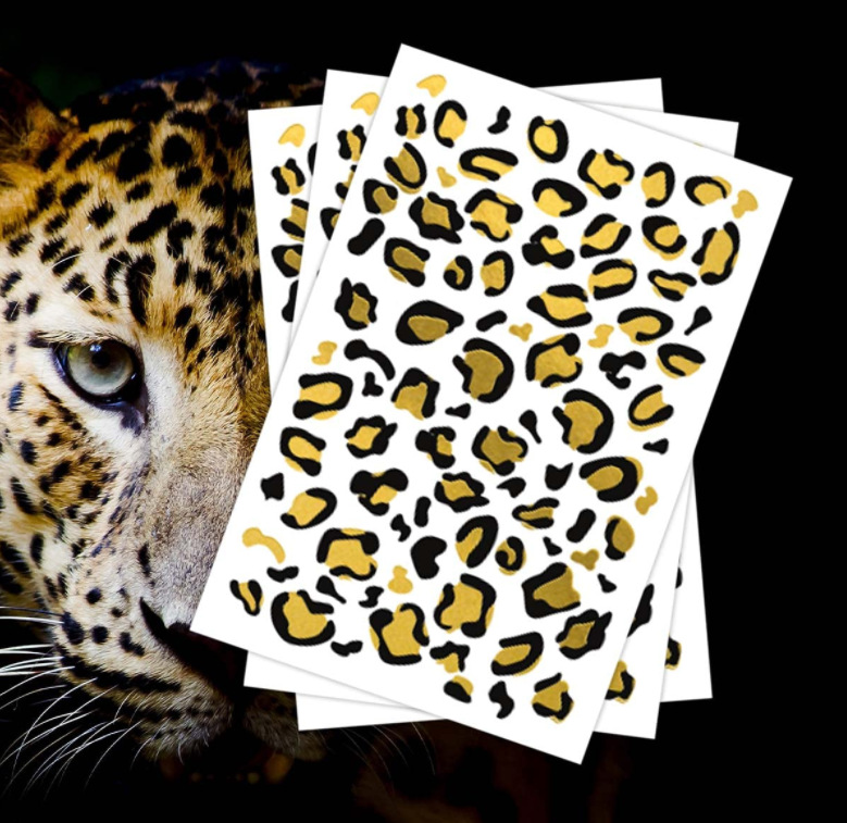 Best of Temporary Tattoo Leopard Print Bronzing Waterproof Fake Tattoo Men Women Face Stickers Party Stickers Cool Stuff Reviews & Tips