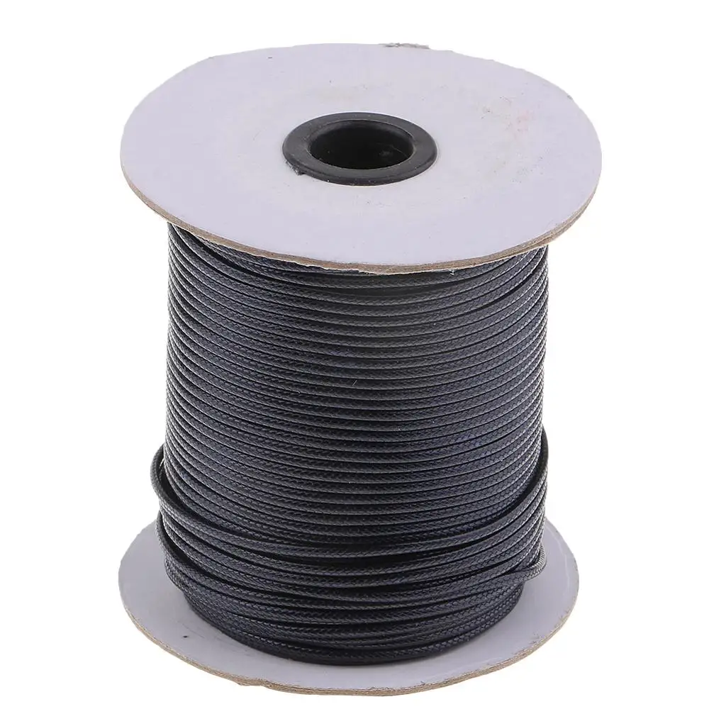 80 Meters 2mm Cotton Waxed Wax Cord Beading DIY Jewelry Necklace Making Thread String