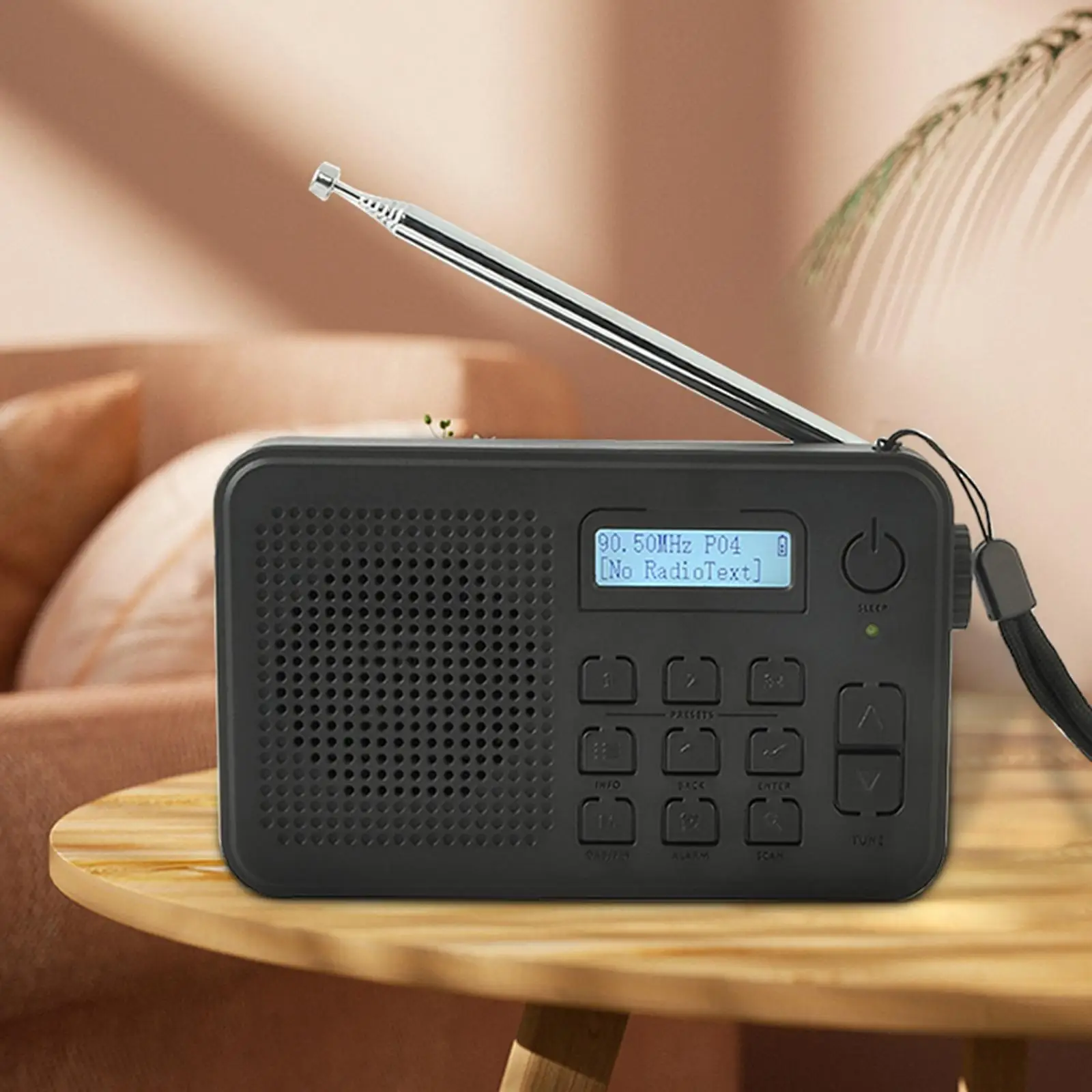 Digital Tuning DAB Digital Radio Output Anti Noise for Sports Travel Learning