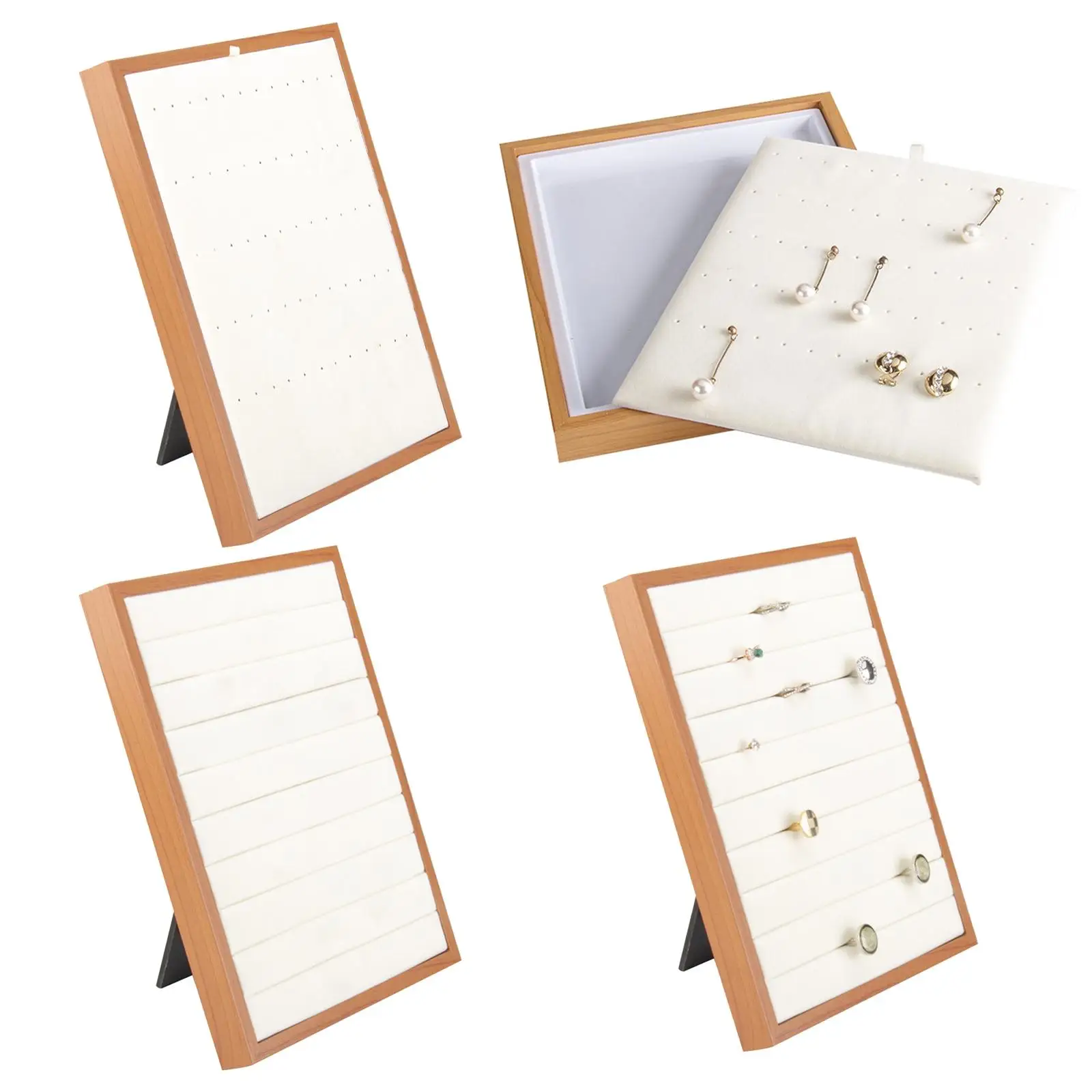 Wooden Jewelry Display Boards Showing  for Shop Showcase Home