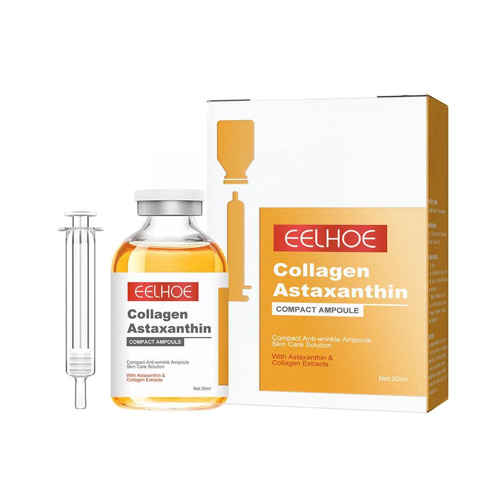 Best of 1Pcs 30ml Collagen Astaxanthin Lifting Ampoule Anti Wrinkle Lines Fade Promote Blood Fine Circulation Essence I3C7 Reviews & Tips