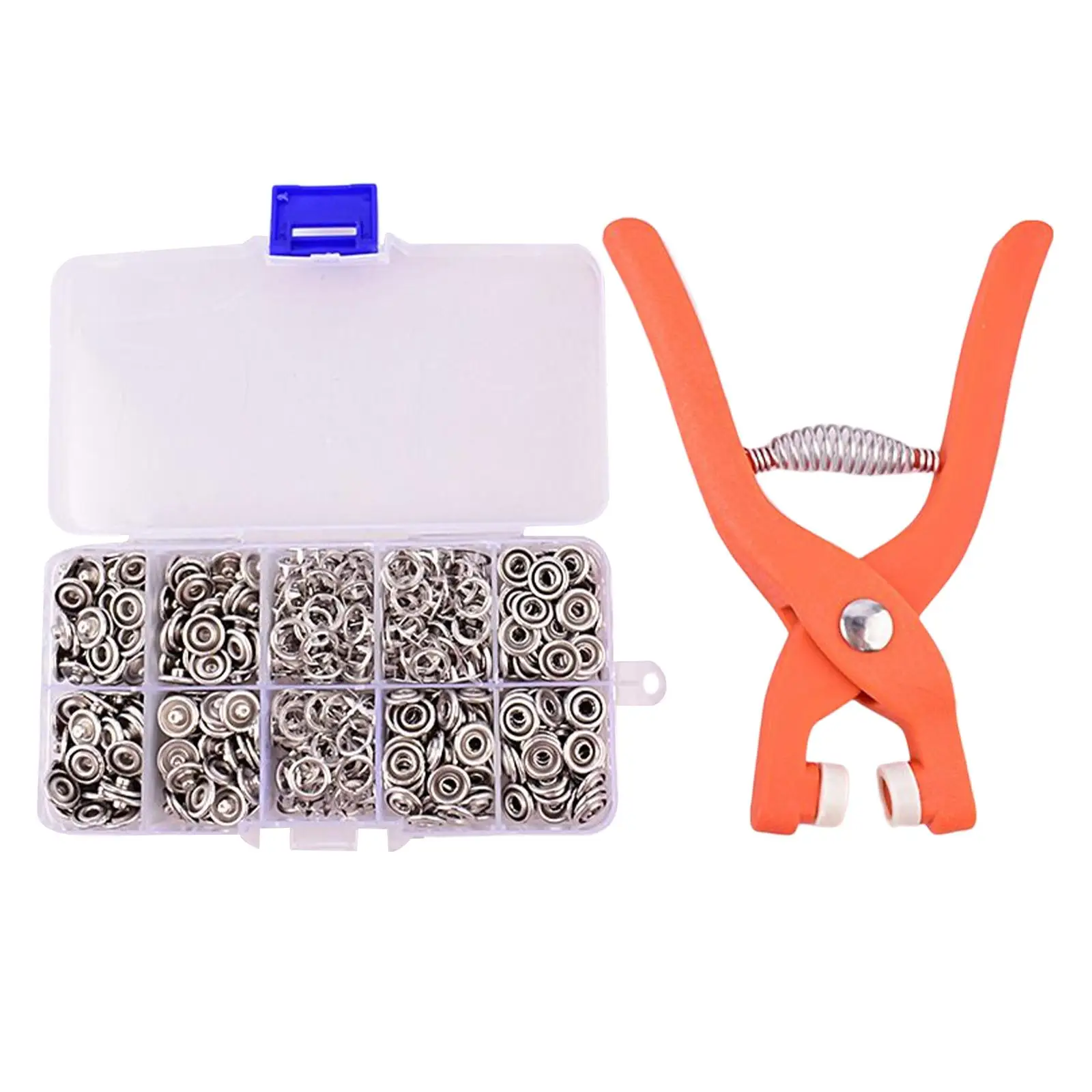 Snap Button with Press Pliers Hand Press Pliers Snap Fasteners for Romper