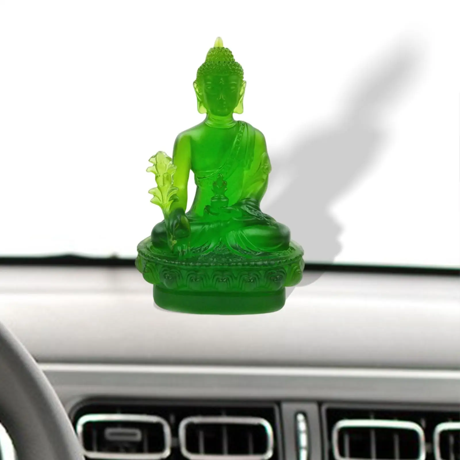 Meditation Buddha Statue Pharmacist Sculpture Enshrined Decorations Figurines Collection for Meditation Living Room Office Home