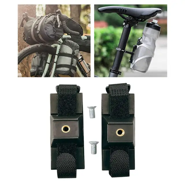  BBB BBC-90 062150 - Soporte de pedestal para botella de  bicicleta, ligero, aluminio, soportes de CO2, puede montar 2 cartuchos,  color negro : Deportes y Actividades al Aire Libre
